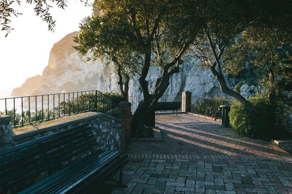 Capri en temporada baja con ambiente tranquilo