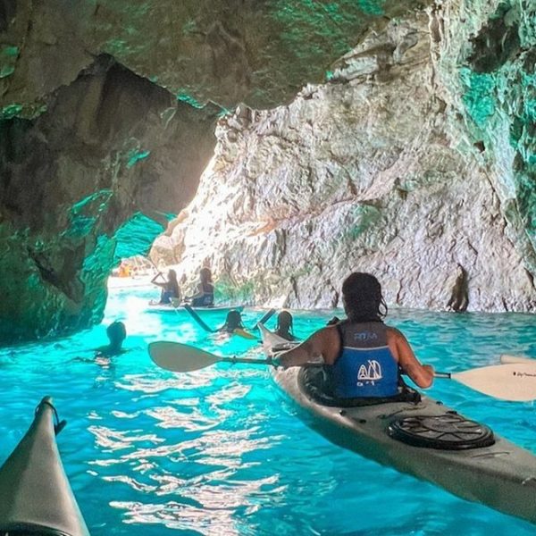Rutas en kayak en Capri
