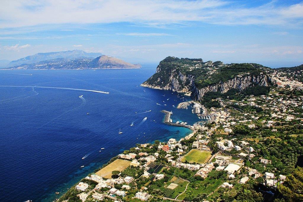 Llegada a Capri en ferry