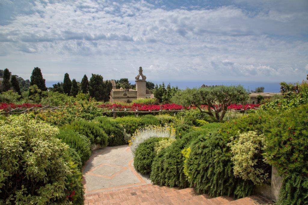 Vistas desde los Jardines de Augusto en Capri