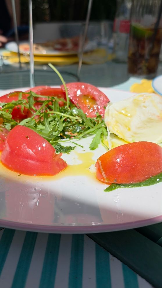 Una ensalada caprese en Capri