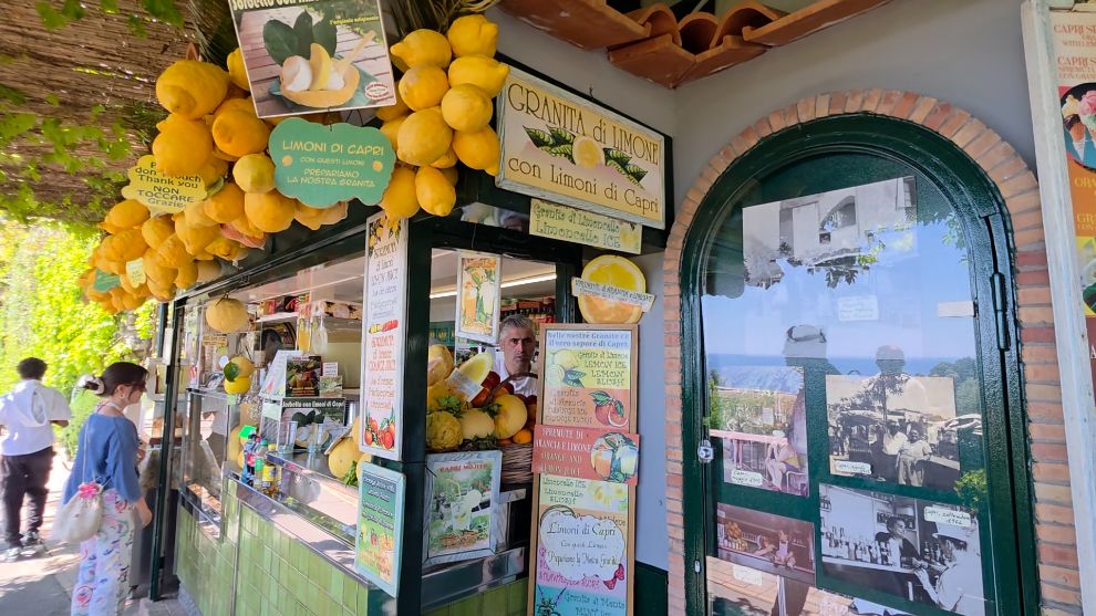 Limoncello en Capri
