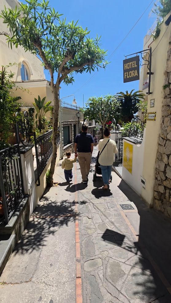 Capri con niños
